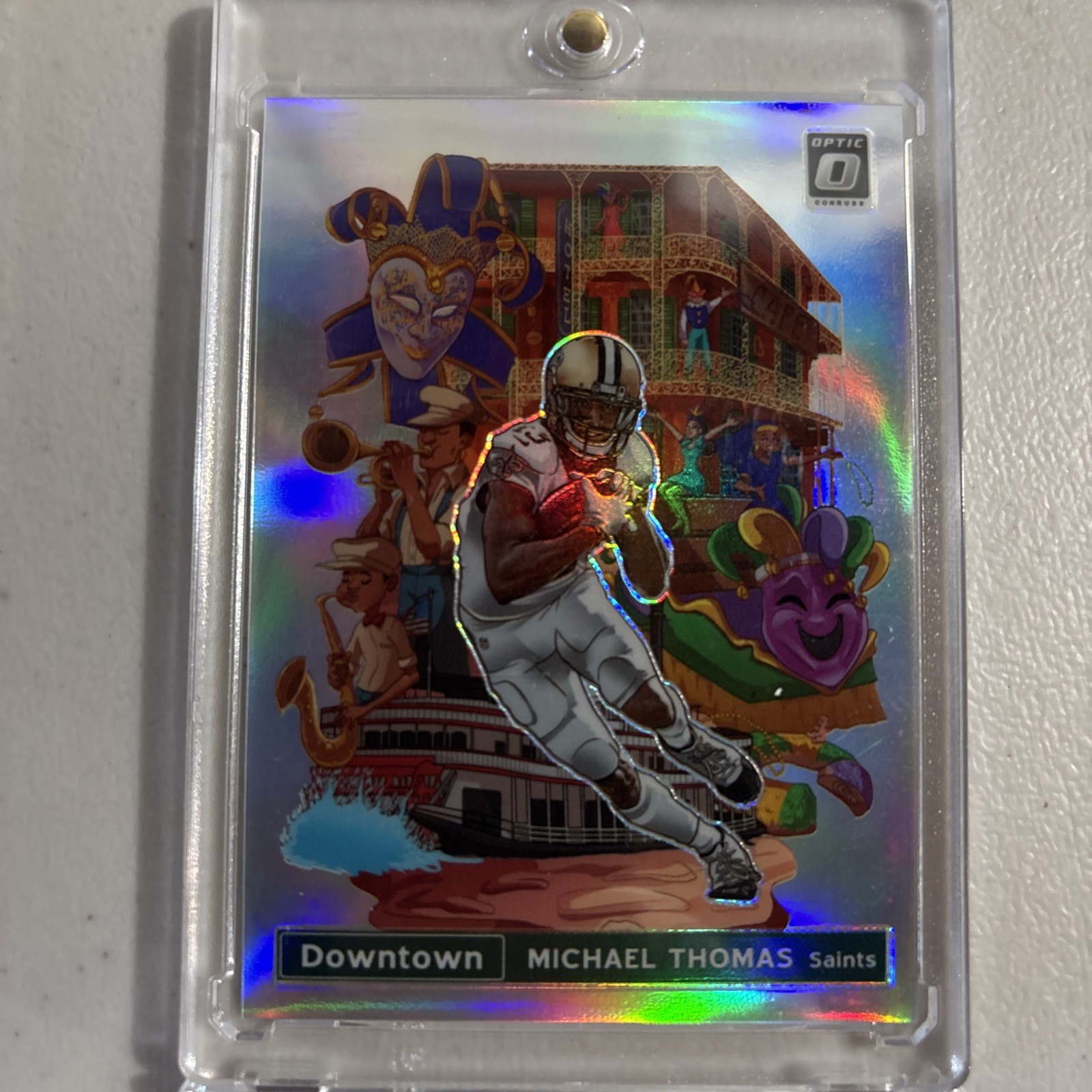 Panini 2020 Donruss Optic Downtown Michael Thomas Saints DT-16 Insert Hologram