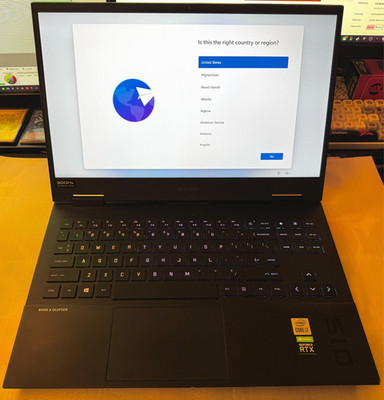 HP OMEN 15-ek0013dx 15.6'' (i7-10750H, 512GB SSD, RTX 2060, 16GB, Win 11 Home)