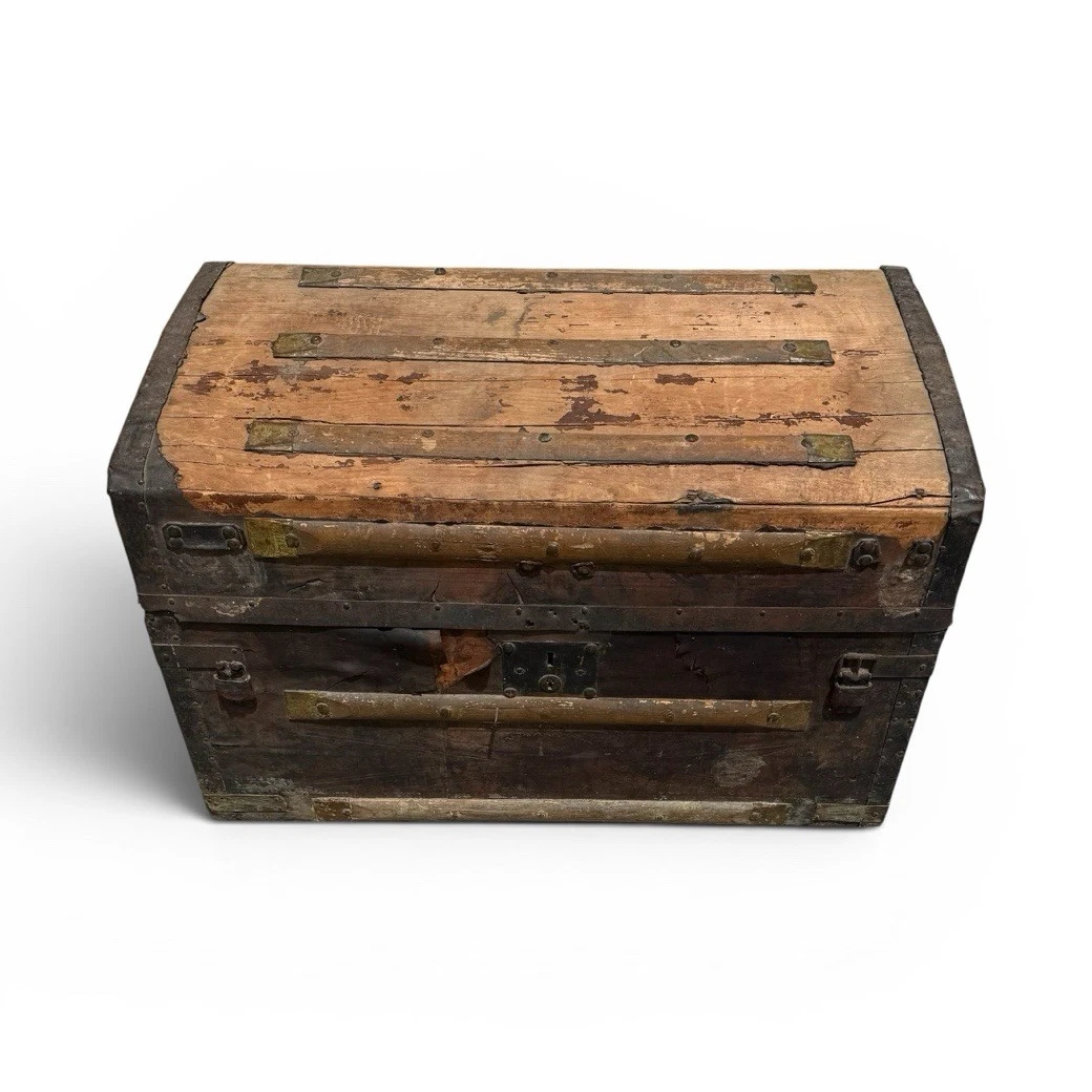 Travel Trunk In Antique Chests & Trunks (1900-1950) for sale | eBay