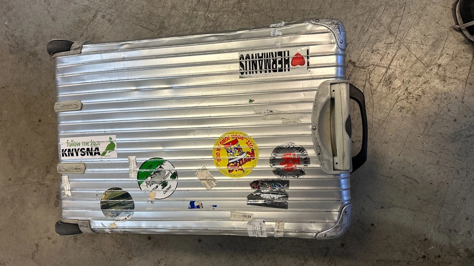 Rimowa Aluminium-Koffer Silber 2 Rollen Vintage - Bild 3 von 4