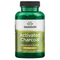 Swanson Aktivkohle 260 Mg 120 Kapseln