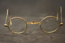 Child Size Antique Windsor Eyeglasses Round 32mm Glasses Vintage Lennon