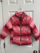 Zero Xposur Coat Girls Small 6 Puffer Full Zip Warm Winter Jacket Coat Pink- EX