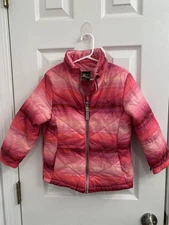 Zero Xposur Coat Girls Small Puffer Full Zip Warm Winter Jacket Coat Pink- EX