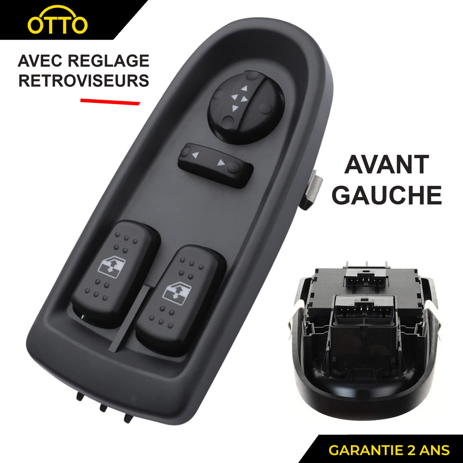 Platine lève-vitre avant gauche Daily interrupteur 5801304491 boutons