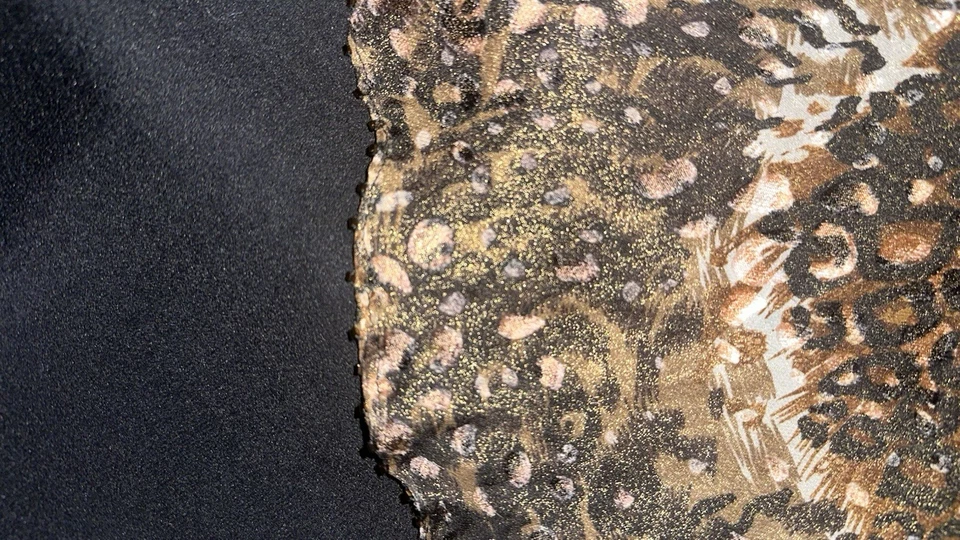 Vintage plus size 20W Fairy dress 100% Silk Capri by mon cheri - Image 4 of 4