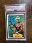 1985 Topps WWF Hulk Hogan #16. Autographed and Authenticated. PSA/DNA CERT.