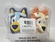 Bluey Friends Bluey And Bingo Plush Set 7" NEW SEALED FREE SHIPPING