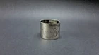 Great Art Nouveau 1900s Australian Wendt Lge Sterling Silver Napkin Ring 42.6g