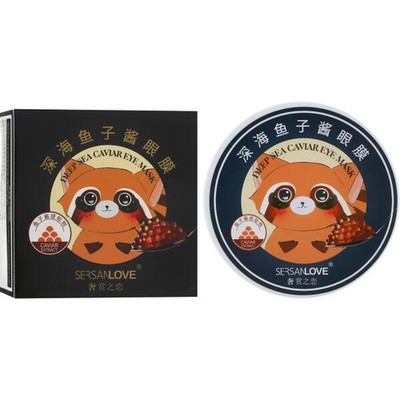 Hydrogel patches with gold and red caviar extract Sersanlove Deep Sea Caviar Eye