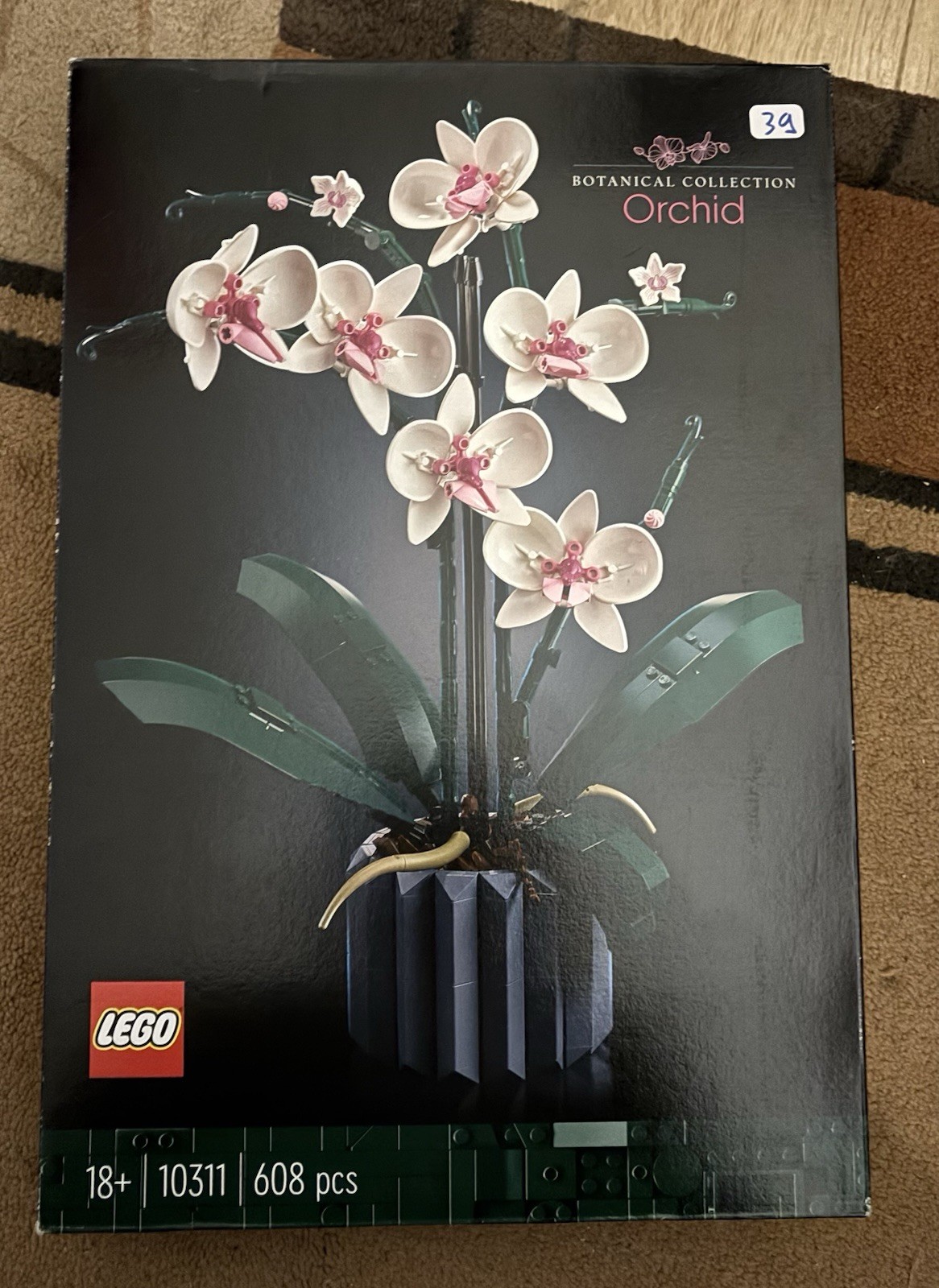 Orchidée LEGO 10311 plante artificielle pour décoration de salon et bureau