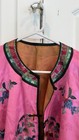 Chinese Silk Embroidered Robe and Pants Set Pink Multicolor Floral — photo 3