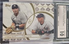 DEREK JETER / ANTHONY VOLPE #50 - CGC 10 - 2024 TOPPS DYNAMIC DUALS - YANKEES