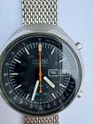 Seiko 6139-7101 Automatic Chronograph “Helmet” Vintage 1970s – Day Date – Origin