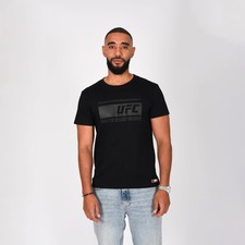UFC T-Shirt Kurzarm 100% Baumwolle Schwarz Gr&ouml;&szlig;e M Herren Shirt