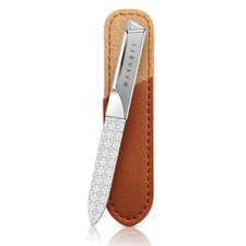Nail File for Natural Nails, Stainless Steel Double-Sided Coarse Use, 1pc