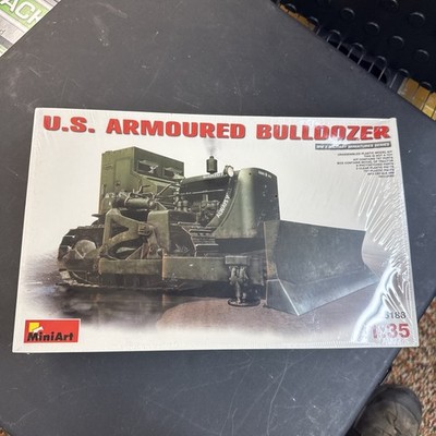 MiniArt Models U.S. Armoured Bulldozer Model Kit (1:35 Scale)