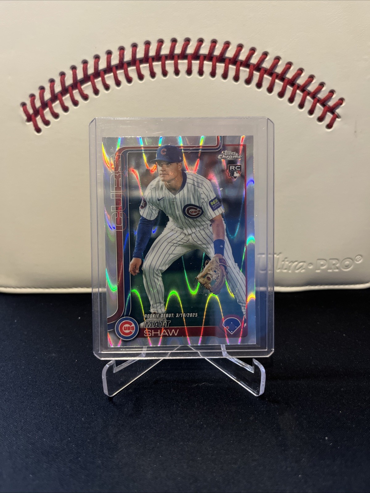 2025 Topps Chrome - Matt Shaw #219 RayWave Refractor (RC)