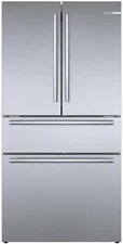 Bosch 36"  800 Series SS Counter Depth French Door Refrigerator B36CL80SNS