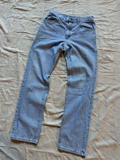 LEE RIDERS Light Wash Jeans Made In The USA 100 Cotton Denim Vintage 33 X 34