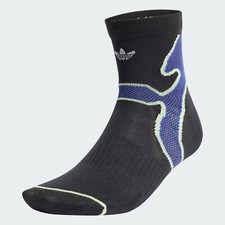 Adidas Originals Street Ankle Socks 1 Pair Womens Size L 9-10.5 Black Spark