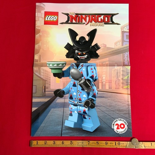 LEGO Ninjago Película 2017 Mini Figura Tienda Tienda Exhibición Póster - Volcano Garmadon - Imagen 4 de 6