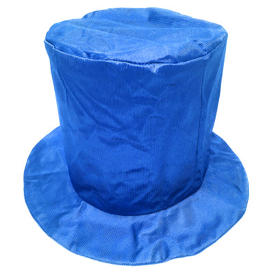 Child Shiny Blue Top Hat FUN HALLOWEEN, COSTUME, NEW
