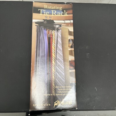 RICHARDS   ROTATING TIE RACK  NEW