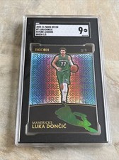 2020 Panini Recon #7 Luka Doncic Future Legends Green /5 SGC 9 SSP POP1