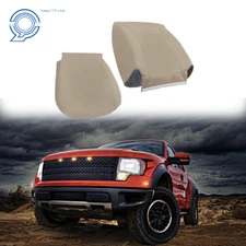 Leather Perforated Seat Cover For 2009 2010-2014 Ford F150 Driver Bottom & Top