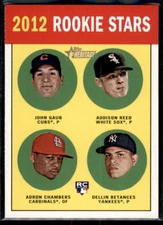 2012 Topps Heritage Gaub / Reed / Chambers / Betances RC #54a