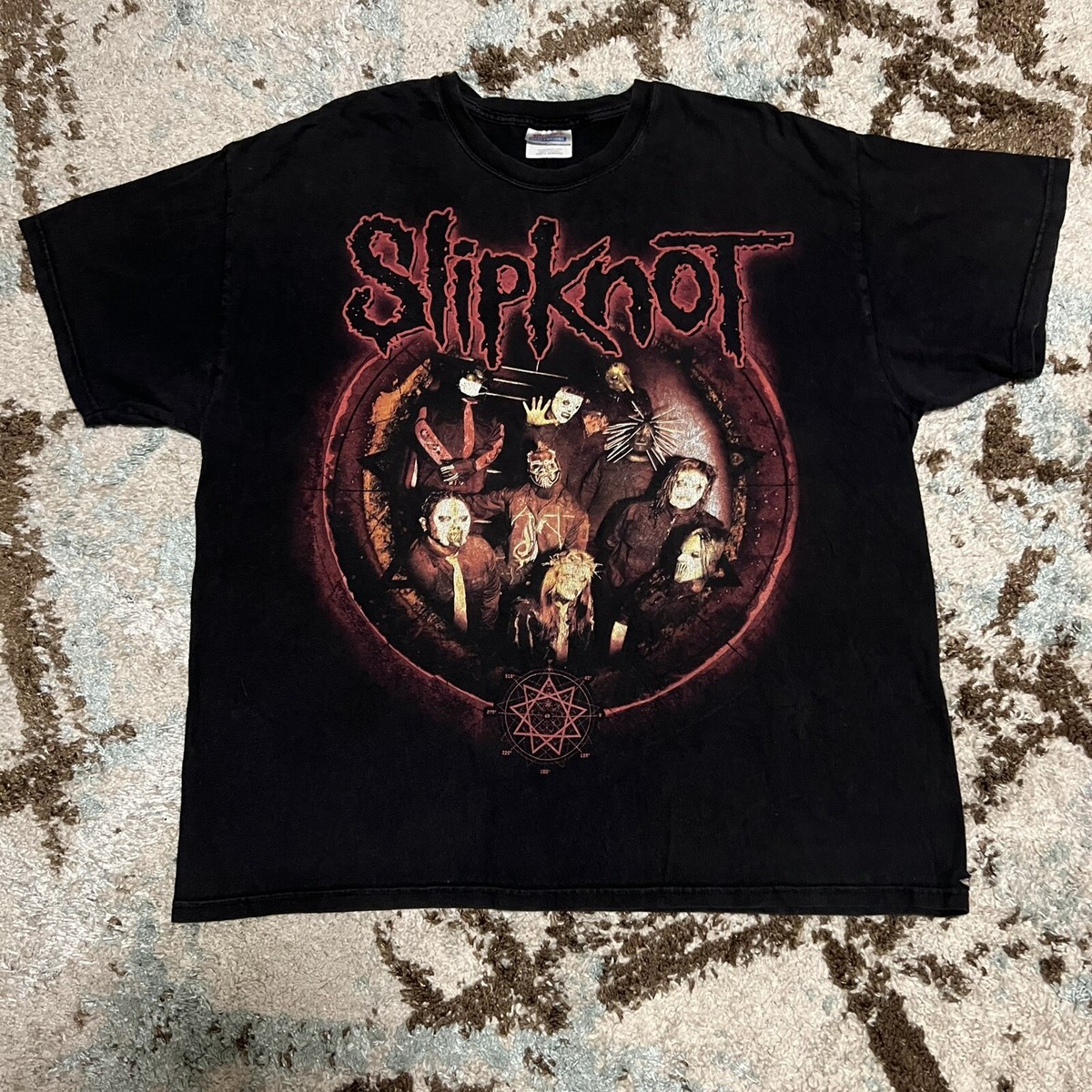サンフェード‼️slipknot 90s~00s バンド メタル ロック XL Vintage Slipknot 2000s Shirt Size XL Faded Grunge Metal