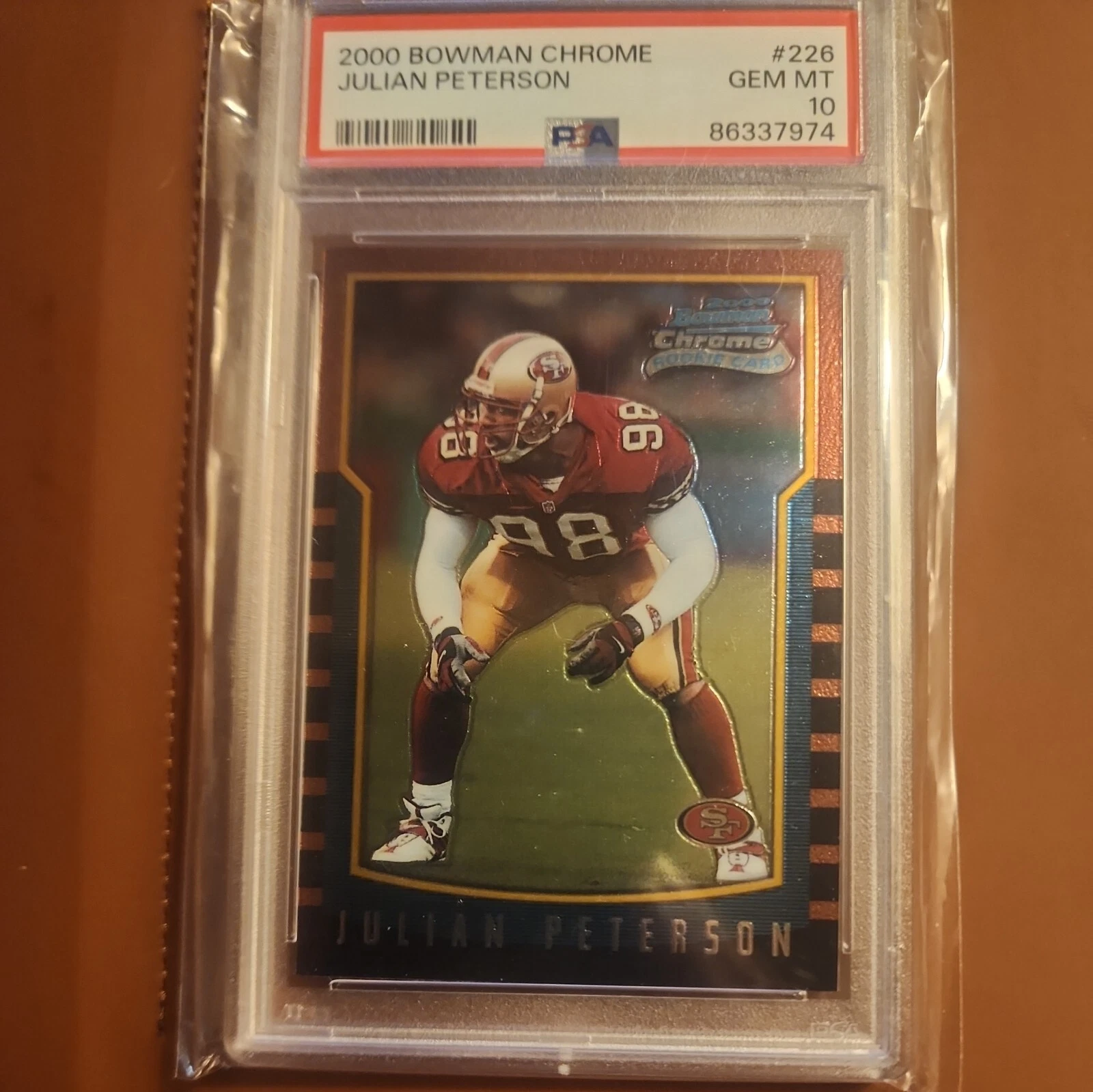 Julian Peterson Bowman Chrome #226 Base