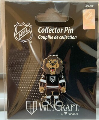 LOS ANGELES KINGS MASCOT BAILEY COLLECTOR PIN NEW WINCRAFT