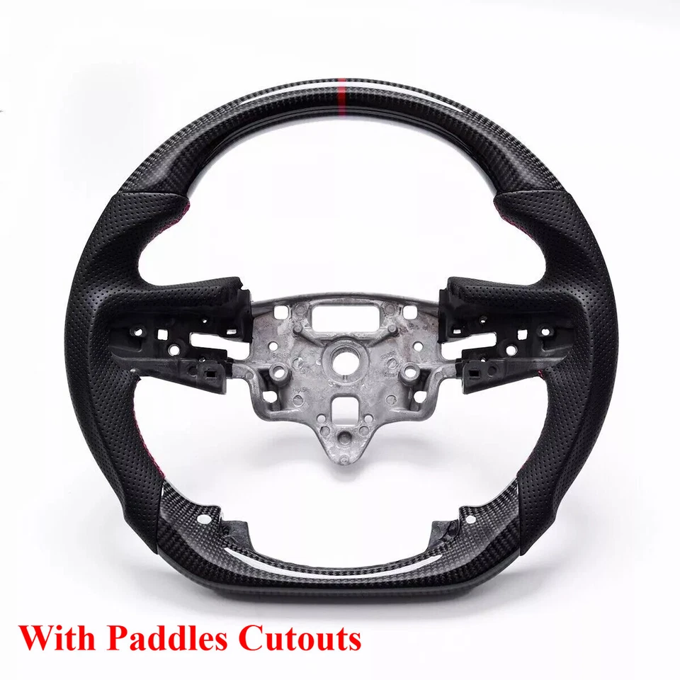 Volante de fibra de carbono para Chevrolet Silverado 1500 2500 3500 con calefacción 20+ Foto 2 de 4