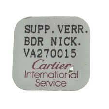 Original CARTIER Ersatzteil "SUPP. VERR./ B.D. REGL." VA270015