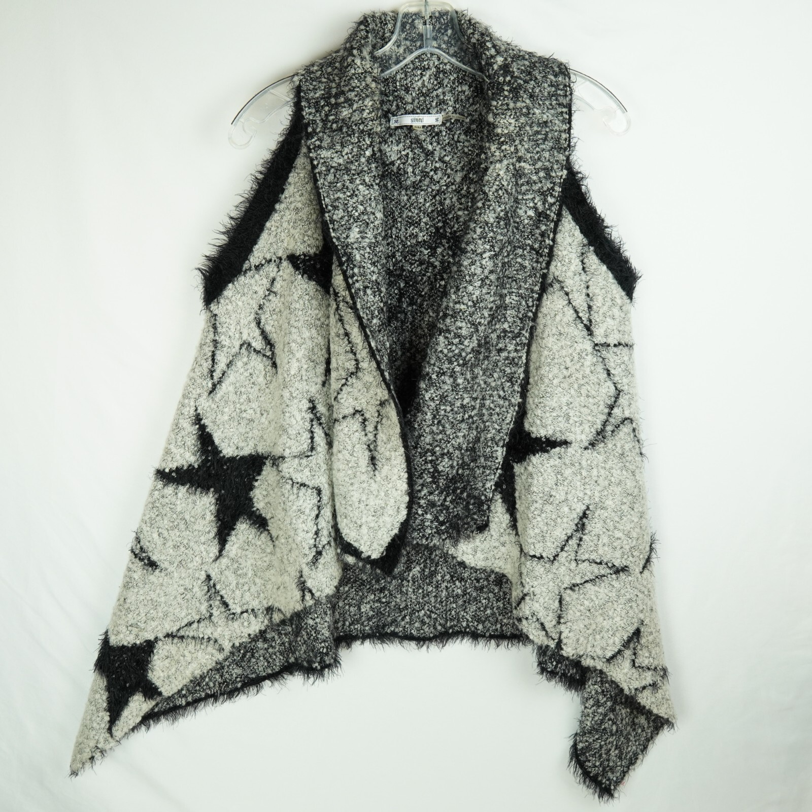 Sioni Eyelash Sweater Vest Womens Size 