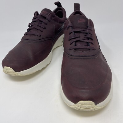 Nike Womens Air Max Thea 616723-200 Maroon Running Shoes Sneakers Sz 9.5 M