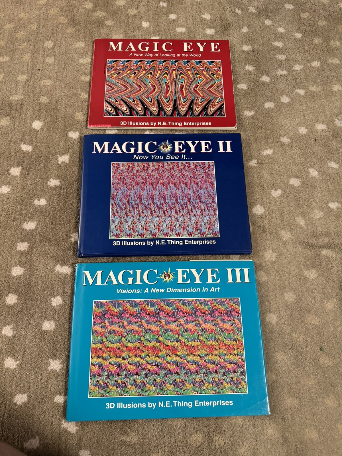 (3) MAGIC EYE BOOKS I II III ALL 3 Included In This Lot | eBay