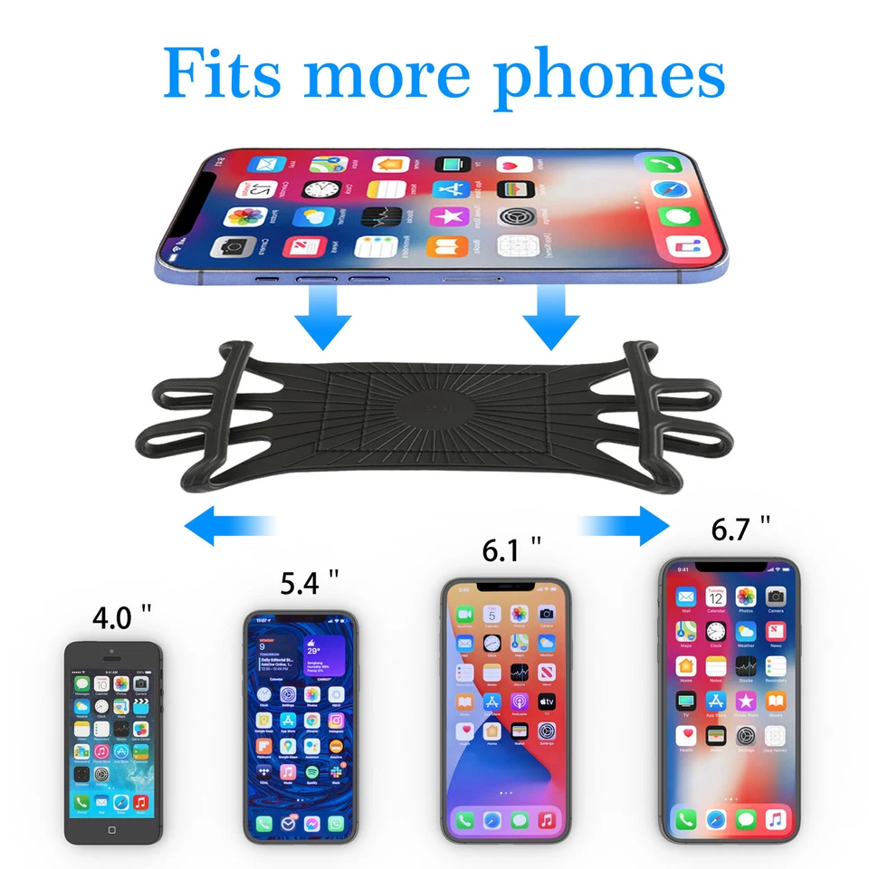 Universal Phone Belt Clip Holder with Silicon Holding Net for iPhone 16 Pro Max - Image 4 of 4