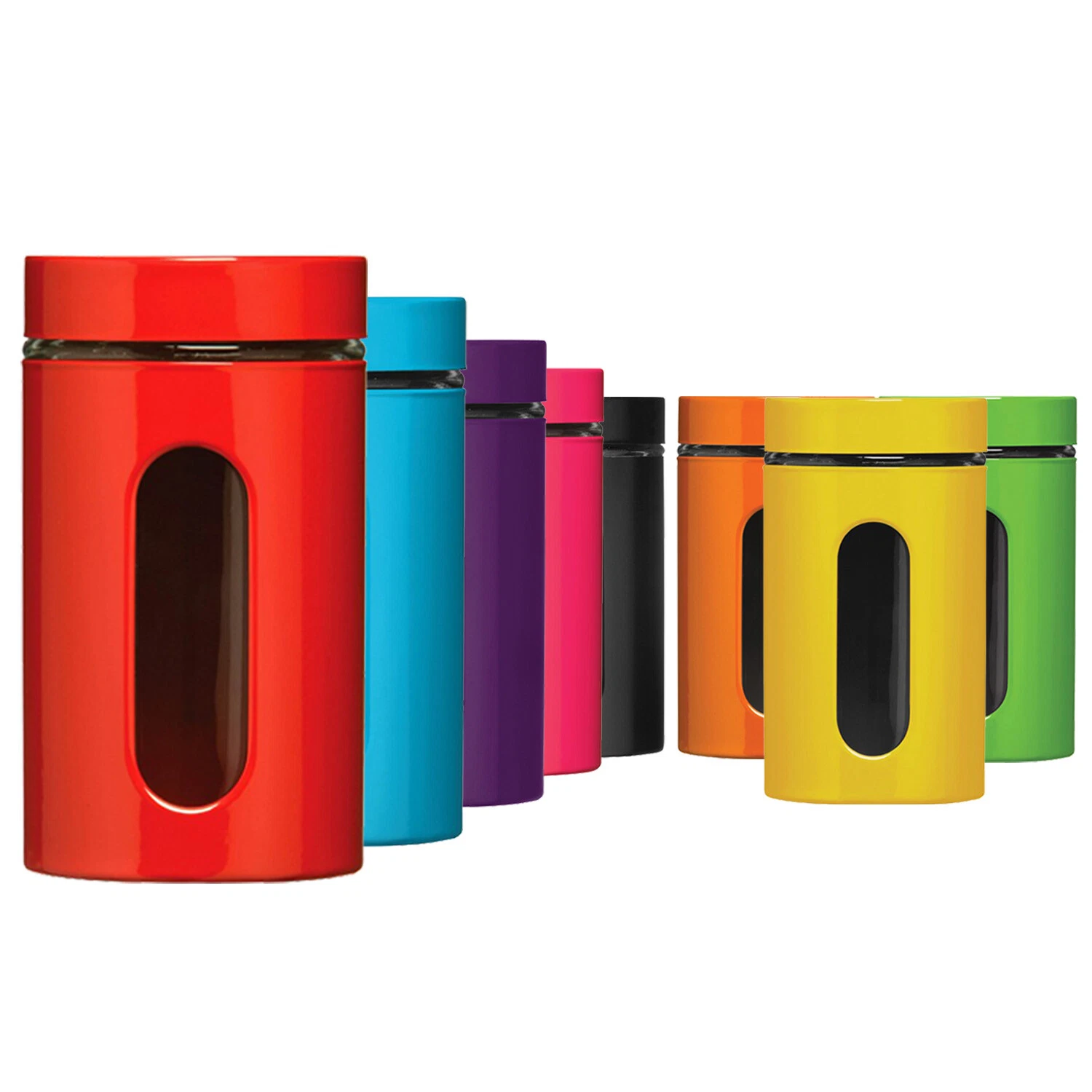 Set of 3 Tea Coffee Sugar Storage Canisters Jars Kitchen Container Tin Jar Pots
Opens in a new windo