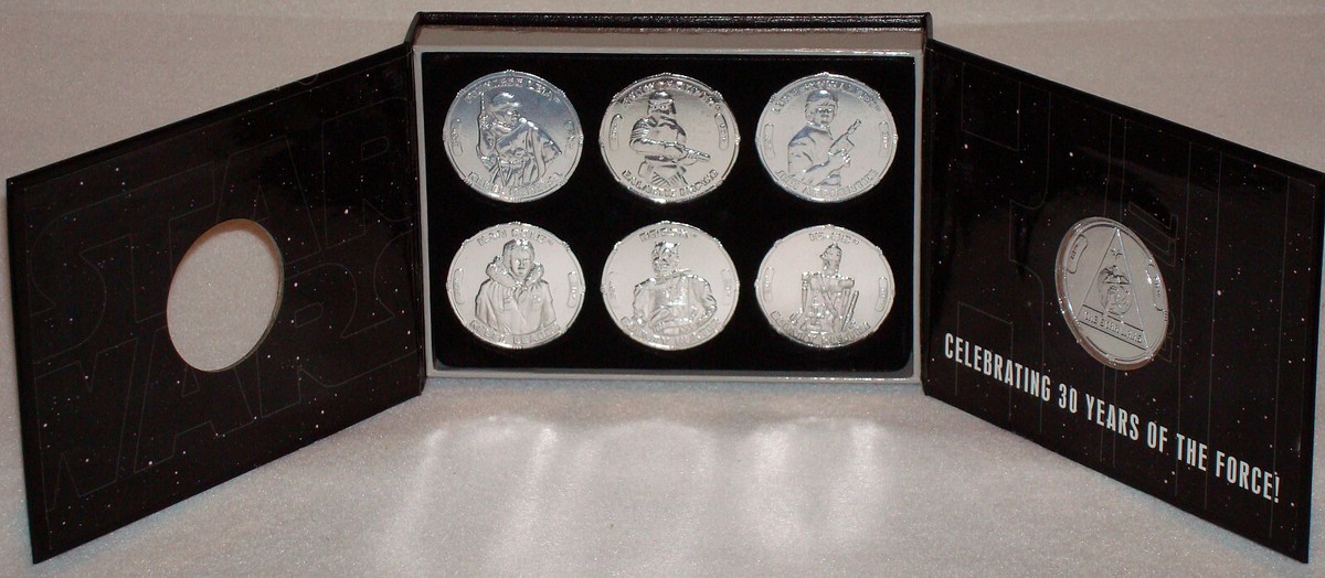 STAR WARS 30TH ANNIVERSARY 2007 VINTAGE COIN SET (Ultimate