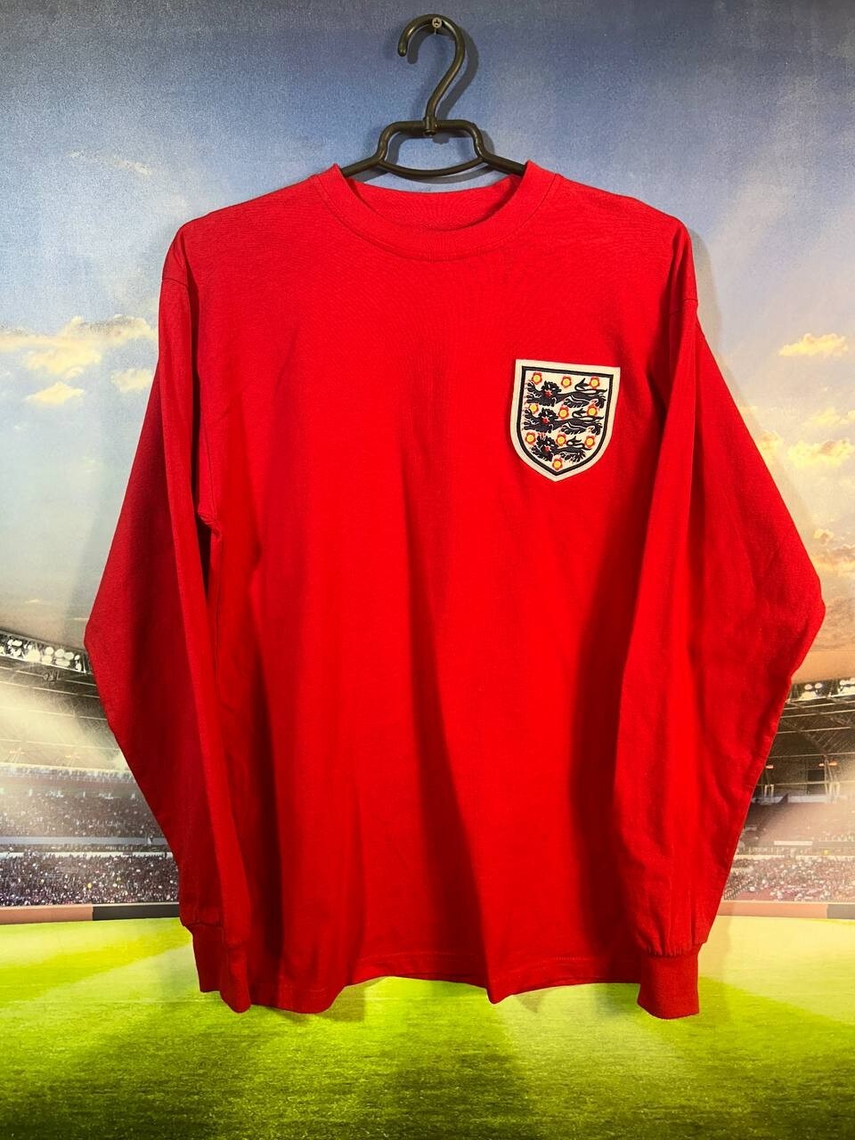 England Team Jersey Retro Replicas football shirt 1966 Score Draw Men Size M