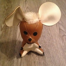 Vintage Dakin Dream Pets Sawdust Brown Mouse