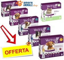 VECTRA 3D CANE e FELIS GATTO → 3 pipette - Antiparassitario per Pulci e Zecche 