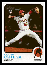 2022 Topps Heritage Oliver Ortega RC Rookie #714 Centered Mint High Number