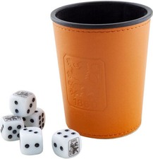 TSV 1860 Monachium Kubek na kostkę i kostki w zestawie Piłka nożna Niebieski/Biały