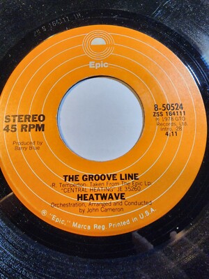HEATWAVE: The Groove Line/ Happiness togetherness  Epic  1978 VG+ F233