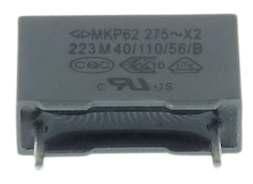2 Condensateurs MKP62 X2 0.022µF 0.022uF 22nF 223M 223 M 275