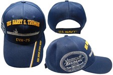 U.S.Marine Uss Harry S.Truman CVN-75 Chevreuil Arrête Here Ombre Bleu Marine